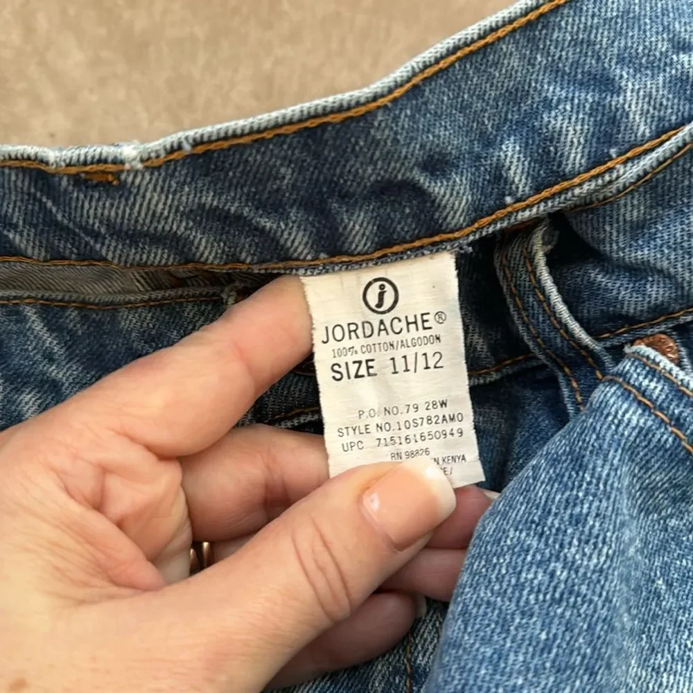 Jordache VTG *Stiff* Bootcut Denim Jeans Sz 28 11/12 EUC! TRENDING!